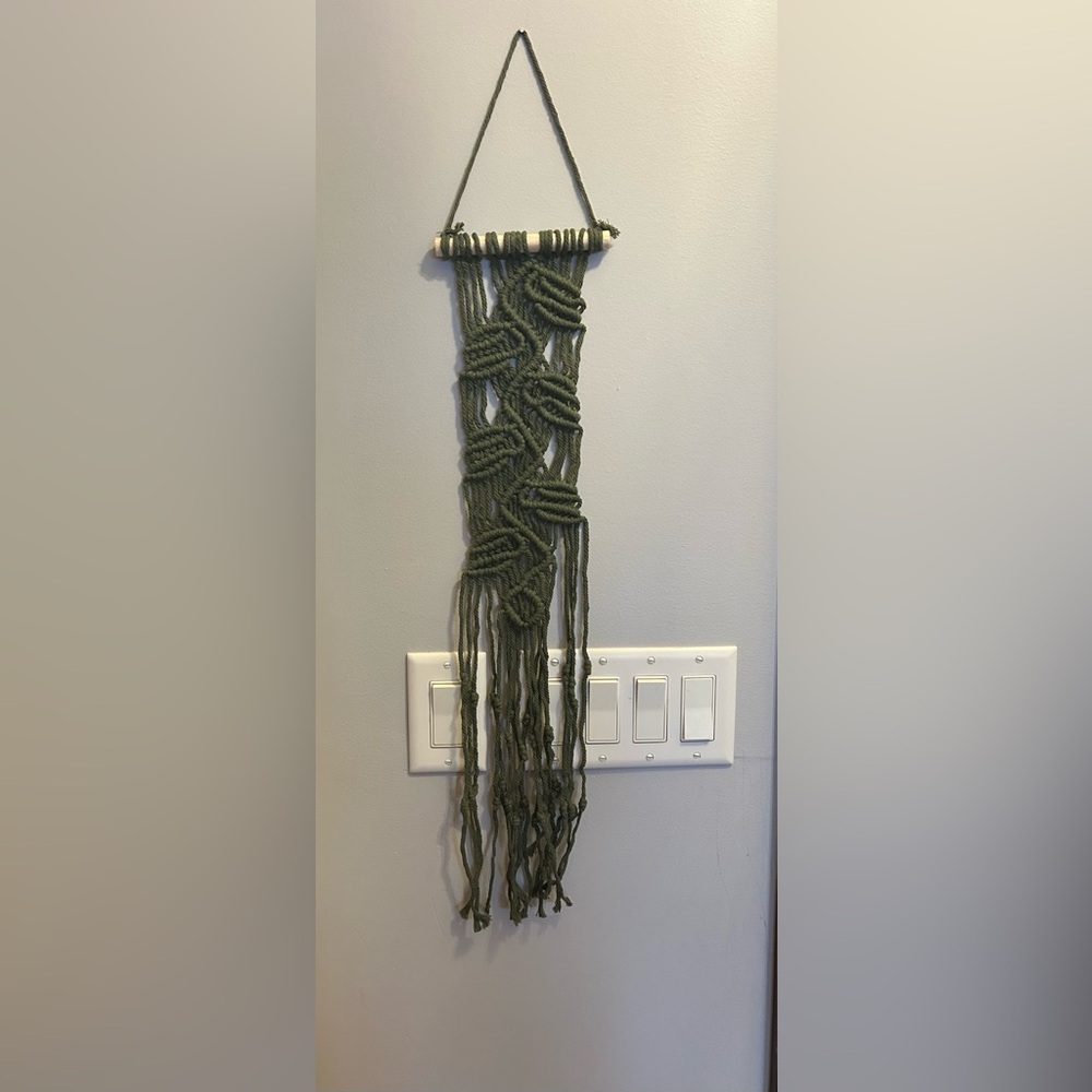 Boho Macrame Vine Decor